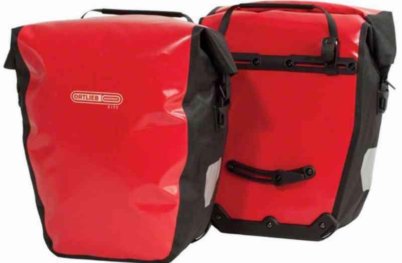 Ortlieb Back-Roller City cykeltasker 2 stk. - Rød