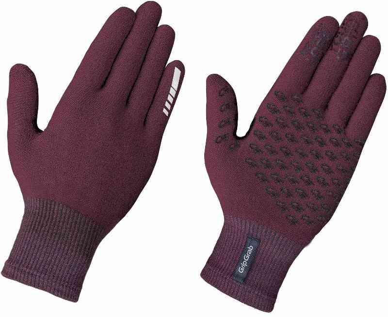 GripGrab Merino Overgangshandsker II - Rød Black Friday Tilbud