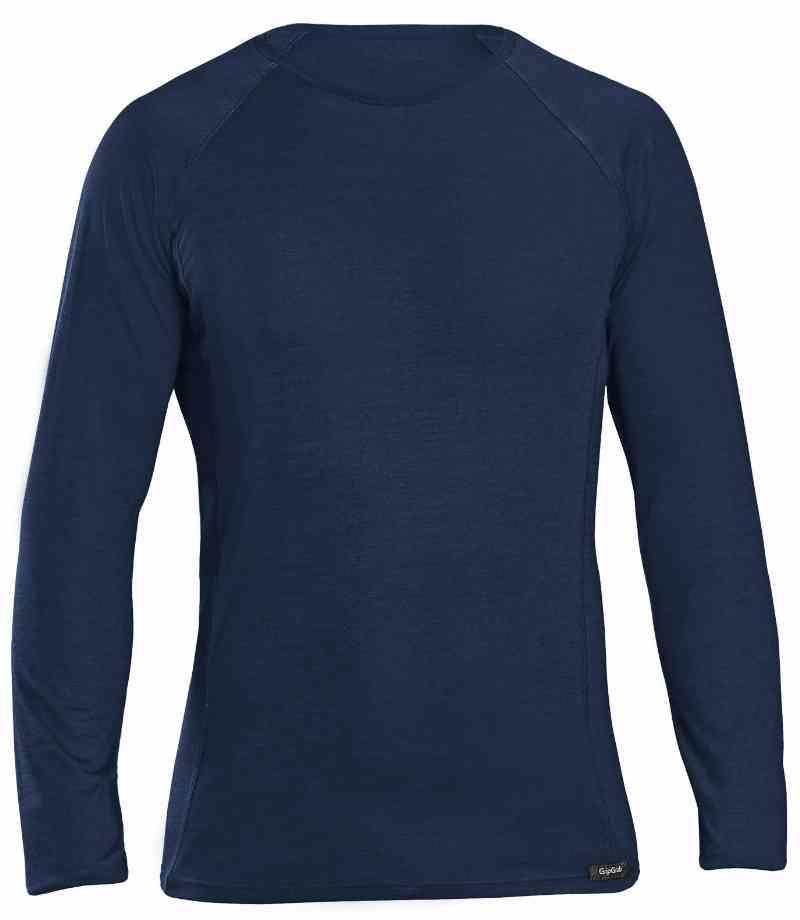 GripGrab Merino Polyfiber Langærmet Undertrøje - Blå