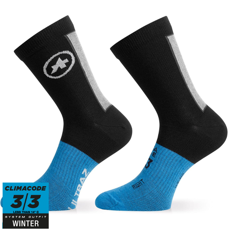 Assos Ultraz Vinterstrømper, Sort