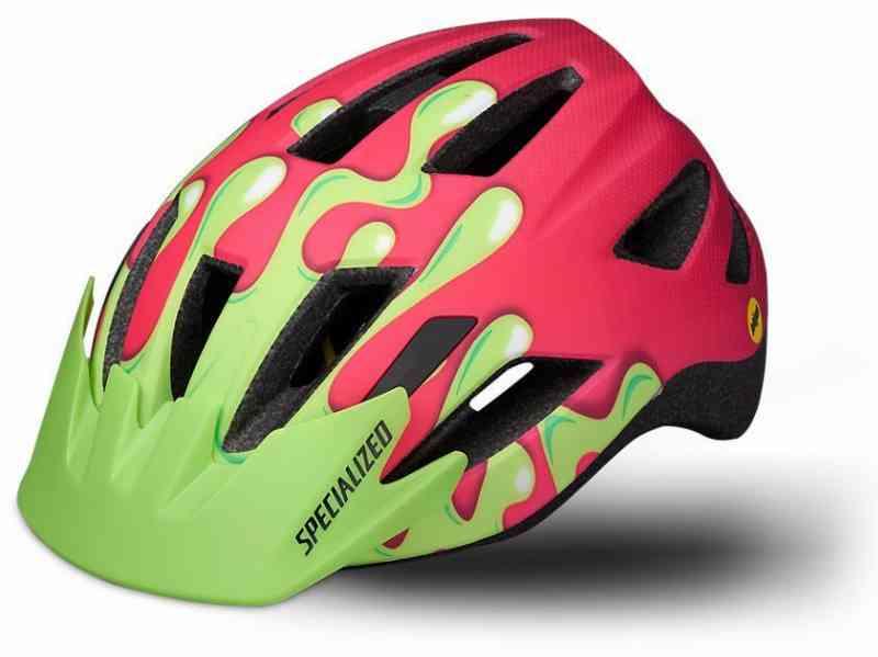 Specialized Shuffle Youth LED Mips cykelhjelm - Pink/Grøn