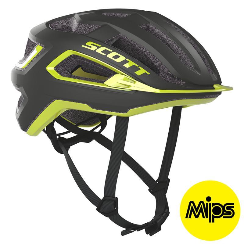 Scott ARX Plus (MIPS) Hjelm '20 - Grå/Gul