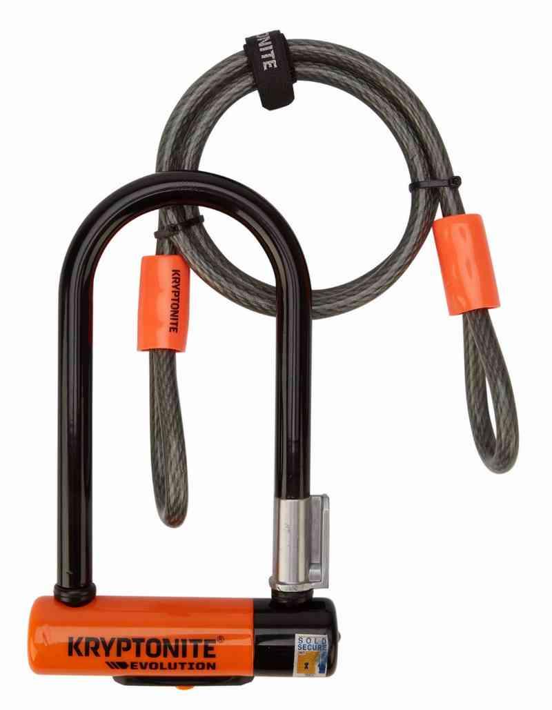 Kryptonite Mini7 Bøjlelås med Wire