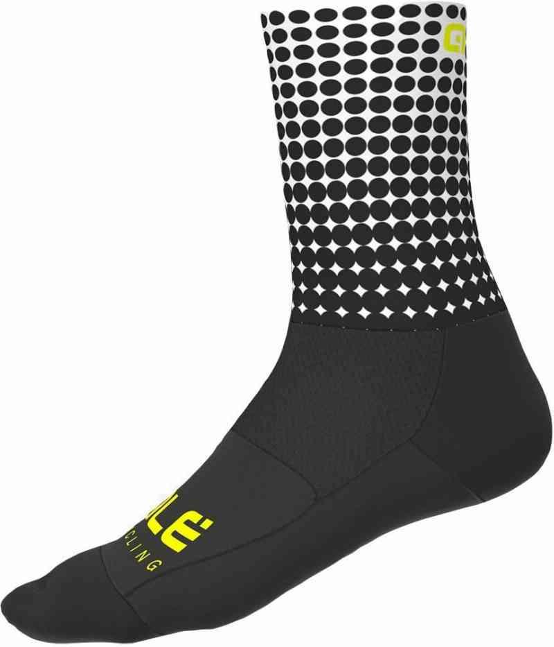 Alé Dots Sommerstrømper - sort/hvid