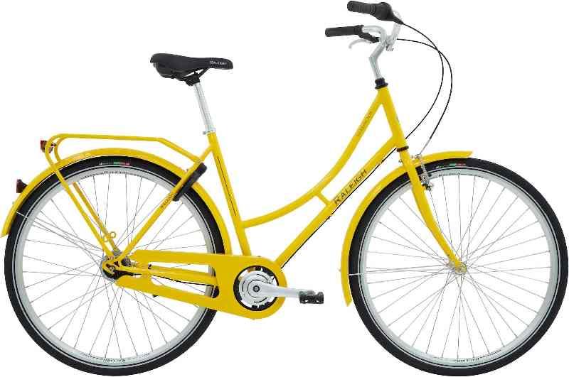 Raleigh Darlington Dame 7g Fodbremse 2023 - Gul Cykel