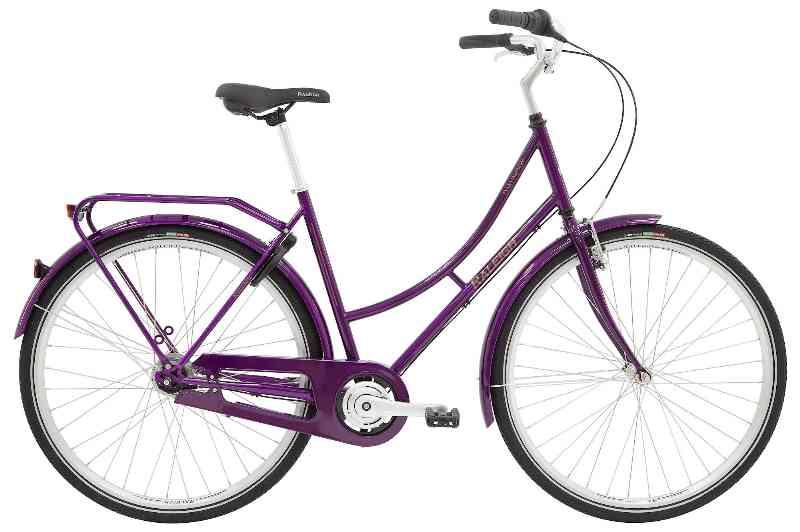 Raleigh Darlington Damecykel 7g Fodbremse - Lilla