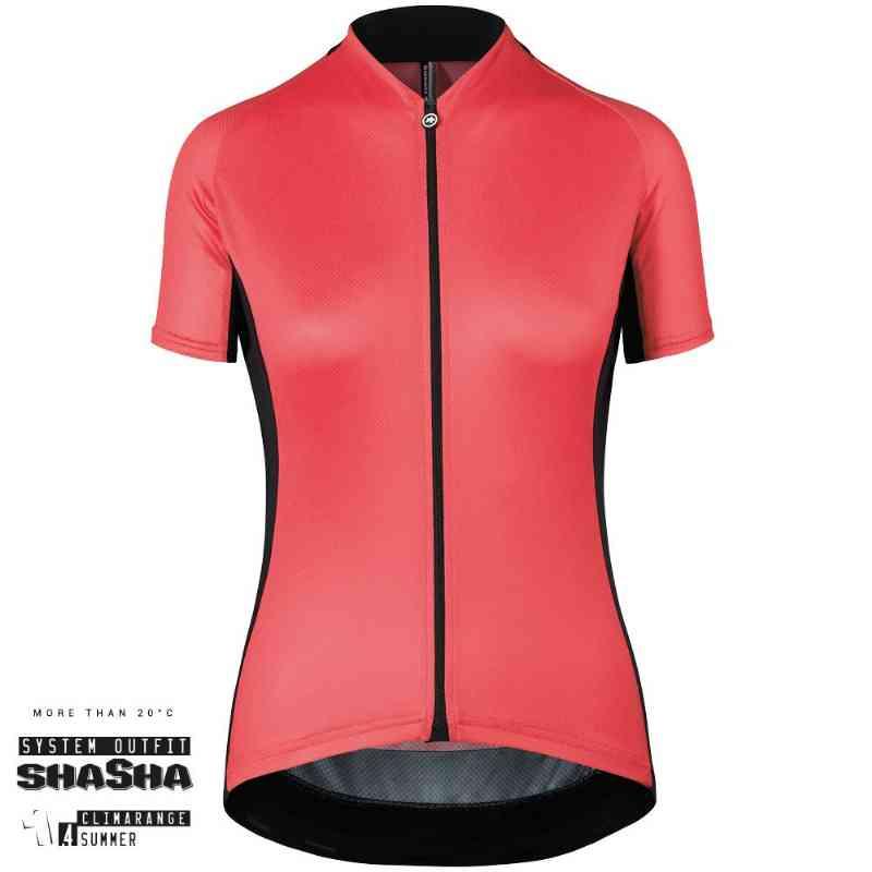 Assos Dame Cykeltrøje UMA GT - Pink Black Friday Tilbud