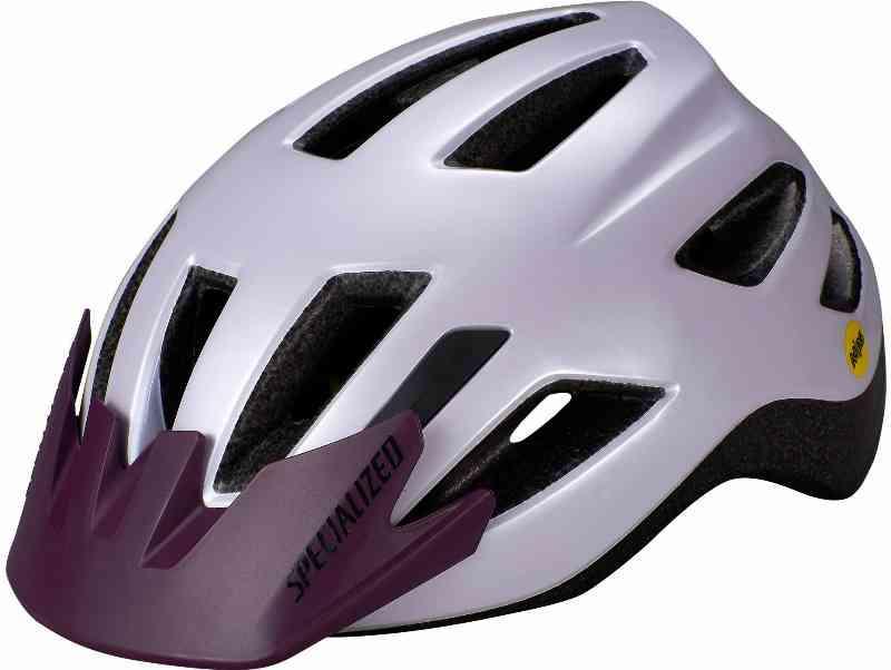 Specialized Shuffle Børnecykelhjelm m. LED - Lilla