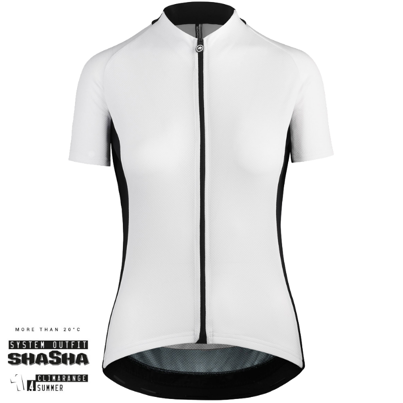 Assos Dame Cykeltrøje UMA GT - Hvid Kortærmet Jersey