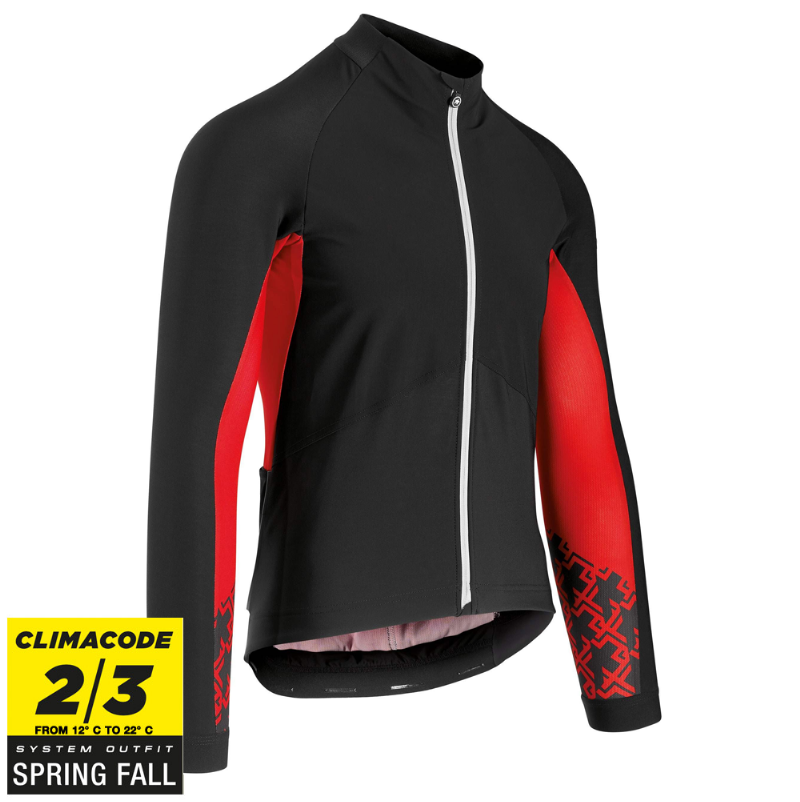 Assos Mille GT Cykeltrøje, Sort/Rød