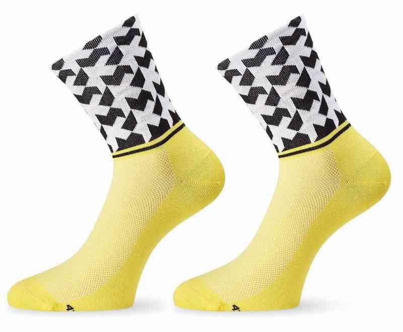 Assos MonogramSock EVO8 Sokker, Gul