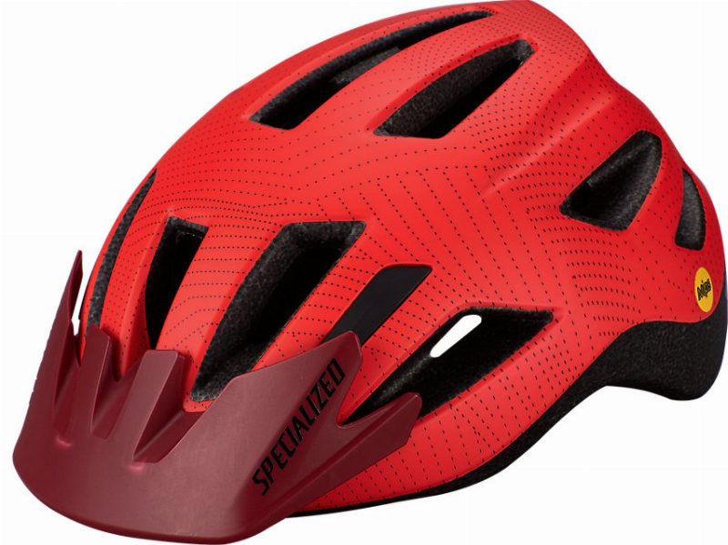 Specialized Shuffle Børnecykelhjelm med LED - Rød