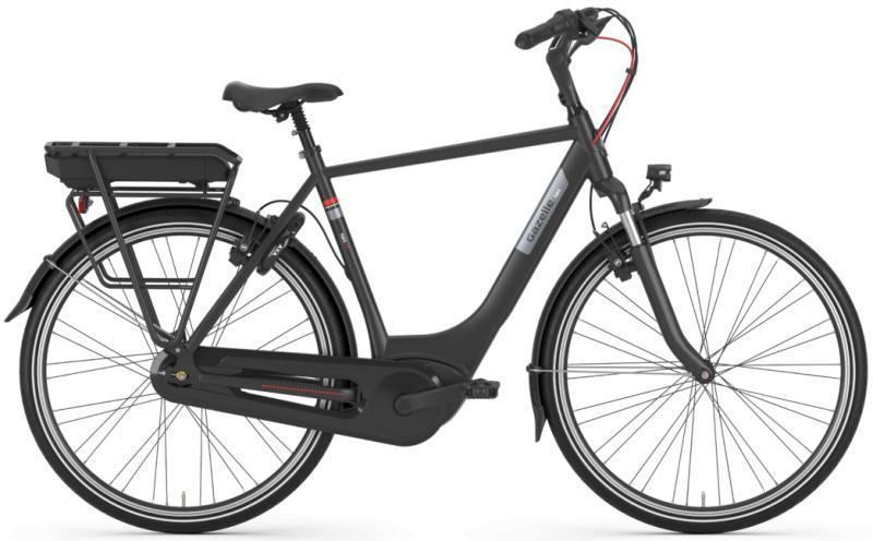 Gazelle Paris C7+ HMB 400wh Herrecykel 2022 - Sort