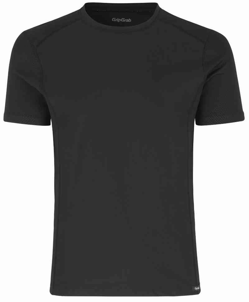 GripGrab Vindafvisende Korte Ærmer Baselayer - Sort