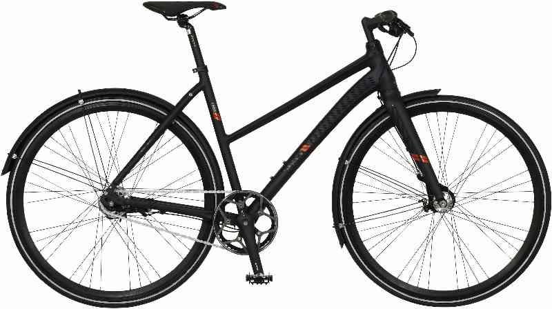 Kildemoes Logic Adventure 7g Dame 2023 - Sort Cykel
