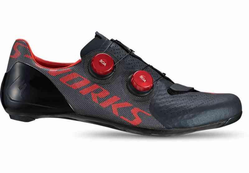 Specialized S-Works 7 Cykelsko - Sort/Rød Tilbud!