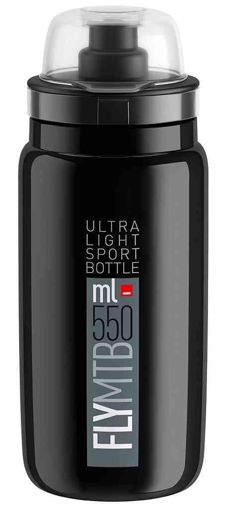 Elite FLY MTB Ultra Let Sort Drikkeflaske 550ml