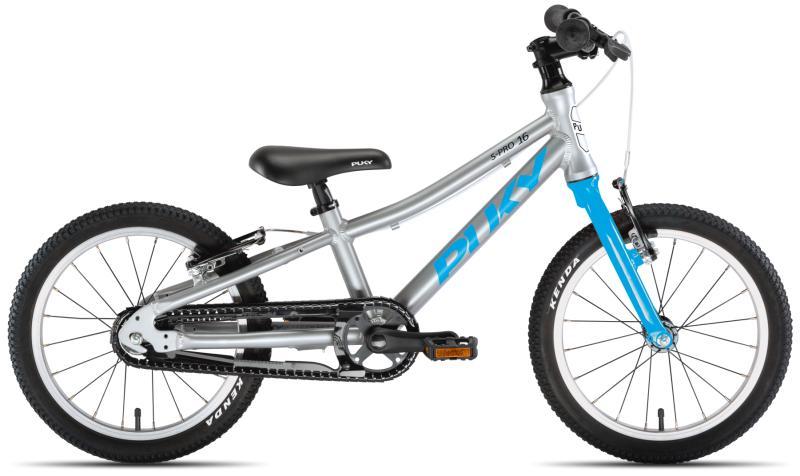 PUKY S-Pro 16-1 SuperLight 16" - Sølv og Blå