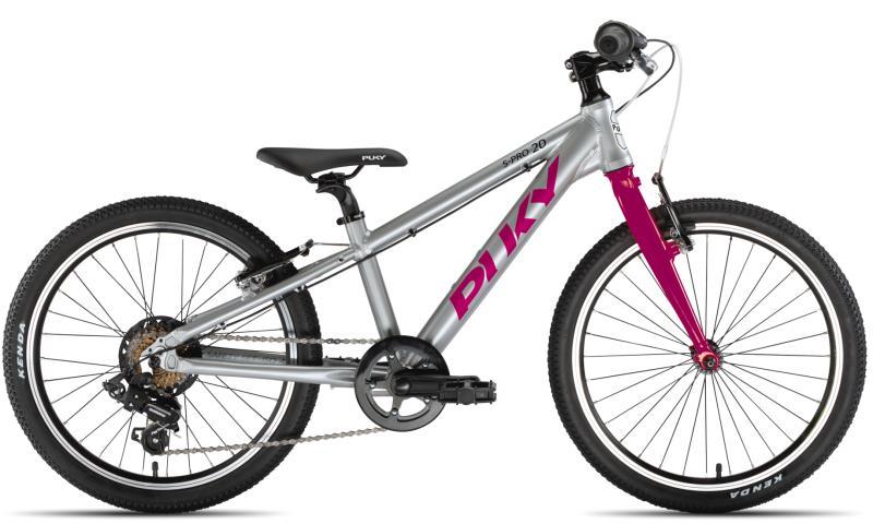 PUKY S-Pro 20-7 SuperLight 20" - Sort/Lilla cykel