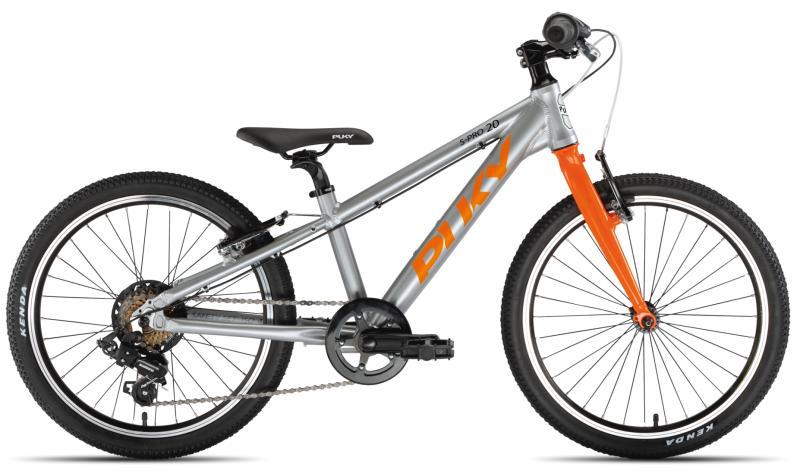 PUKY LS-Pro 20-7 SuperLight 20" - Sølv/Orange Cykel