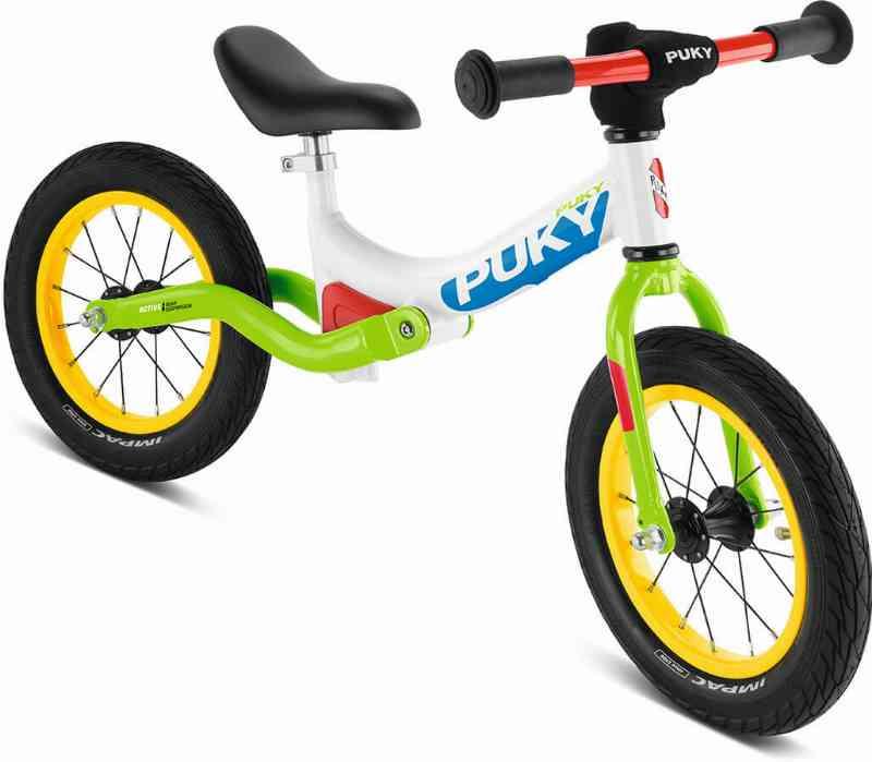 PUKY LR Løbecykel, Hvid/Grøn