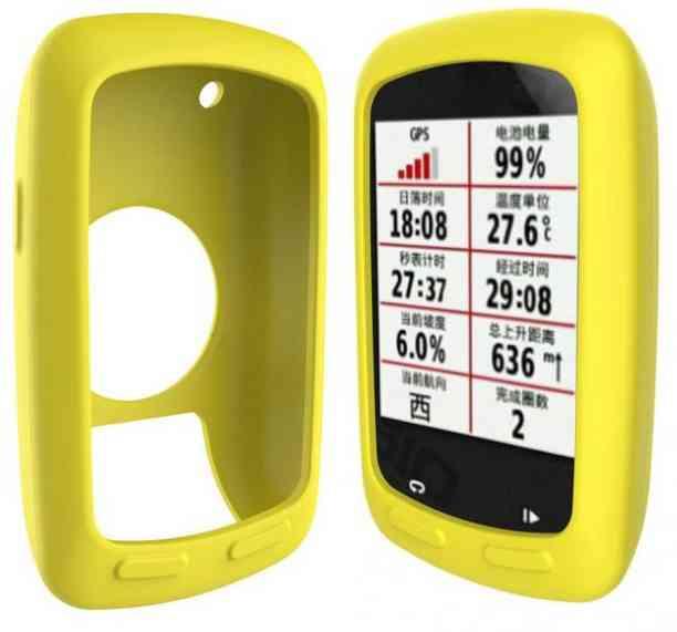 Garmin Edge 800/810 silikonecover - Gul