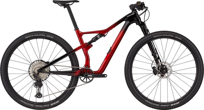 Cannondale Scalpel Carbon 3 2023 - Sort/Rød Cykel