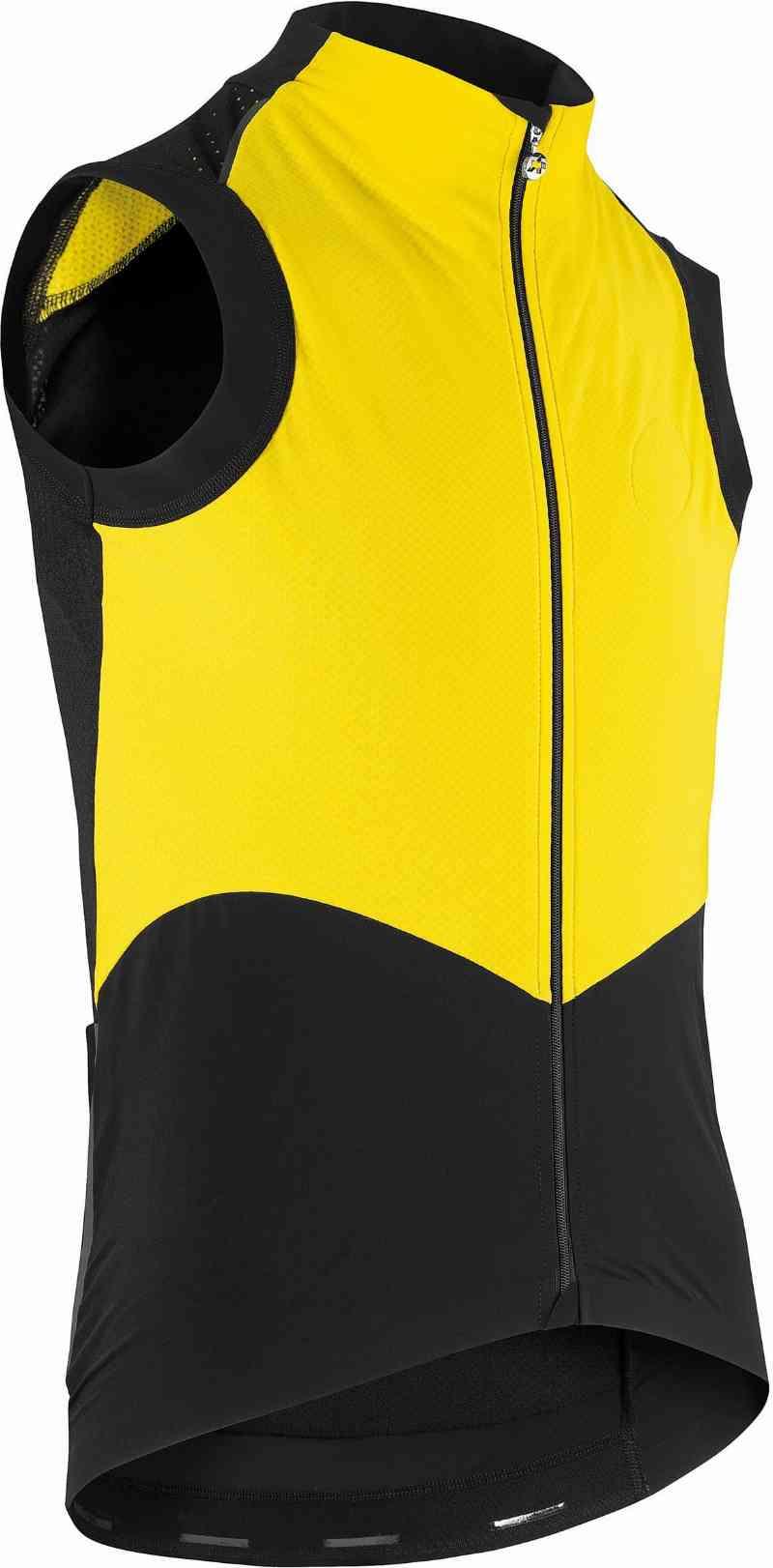 Assos Cykelvest tiburuGiletEquipe, Sort/Gul
