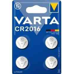 Varta CR2016 Lithium Møntbatterier - 4 stk.