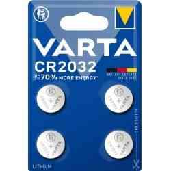 Varta CR2032 Lithium Møntbatteri 4-Pack