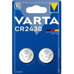 Varta CR2430 Lithium Møntbatteri 2-Pak - Godt Tilbud!