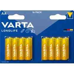 Varta Longlife AA 16-pak – Batterier