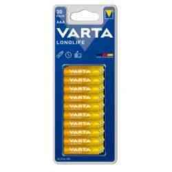 Varta Longlife AAA Batterier - 30 stk. Pakke