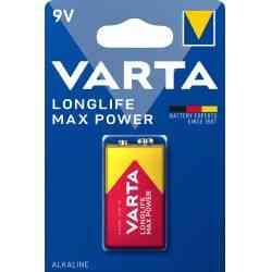 Varta Longlife Max Power 9V Batteri 1 Stk.
