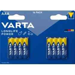 Varta Longlife Power AAA 16-pak - Batterier