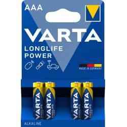 Varta Longlife Power AAA Batterier 4 Pakke