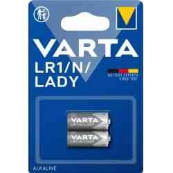 Varta N/LR1/4001 Lady Alkaline Batteri 2-Pak - Tilbud!