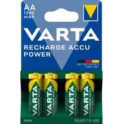 Varta Genopladelige AA-batterier 1350mAh 4 stk.