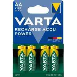 Varta Genopladelige AA 2100mAh Batterier 4 stk.