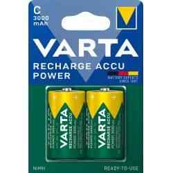 Varta Genopladelige C Batterier 3000mAh 2 stk.