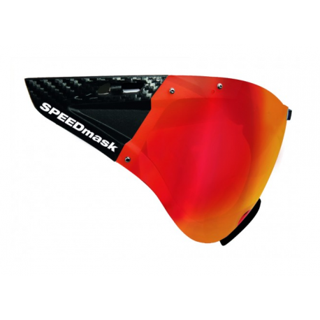Casco SPEEDmask Carbonic rød hjelmbriller