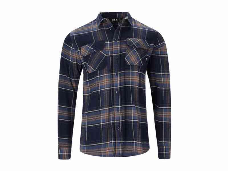 Whistler Jamba Flannel Skjorte - Mørk Denim - Str. S