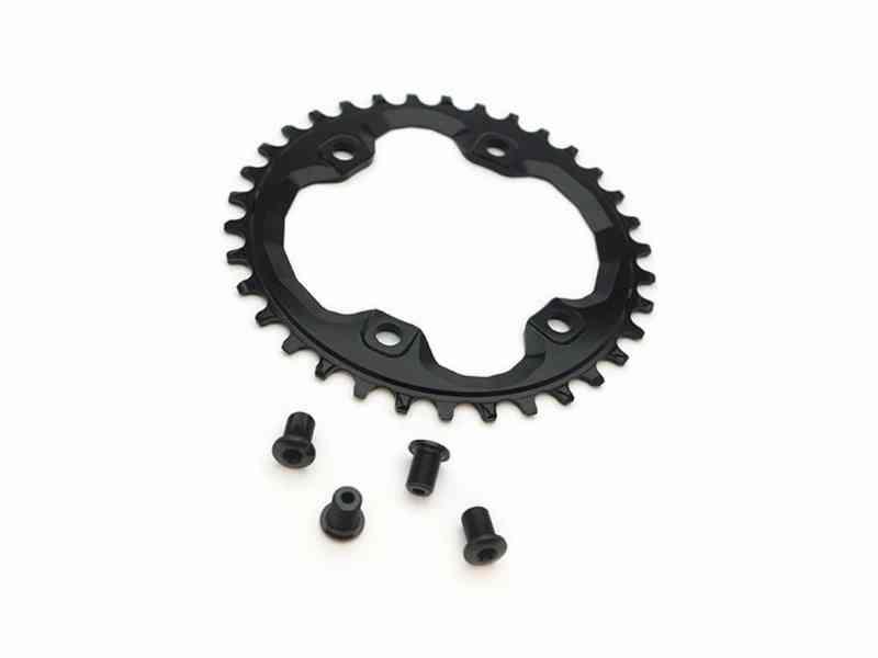 absoluteBLACK Rund Klinge 34T - Singlespeed - Sort