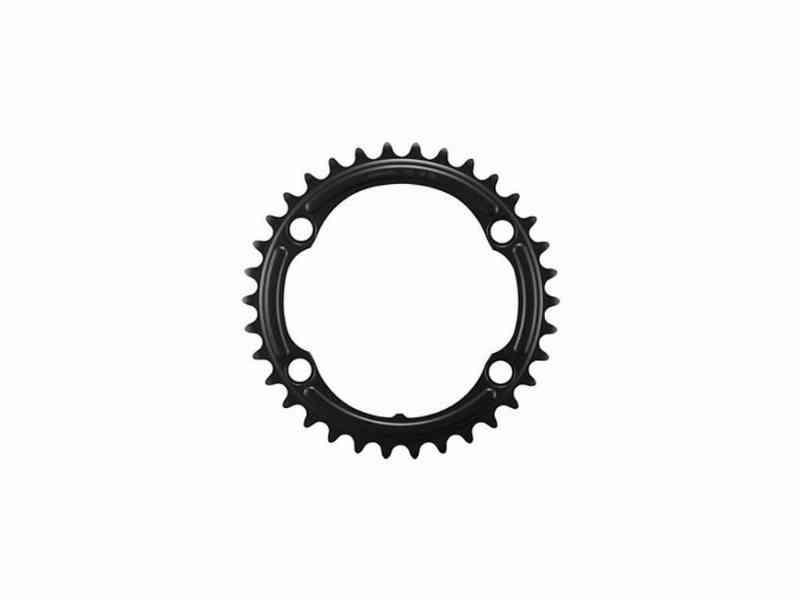 Shimano 105 - 34 tands klinge til 12 gear - Sort