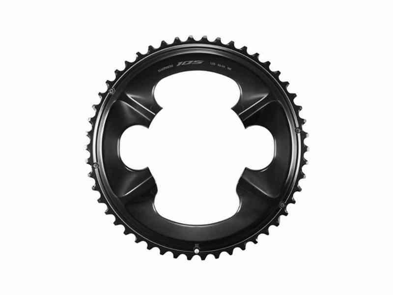 Shimano 105 - 52T Klinge til 12 gear - FC-R7100 - Sort