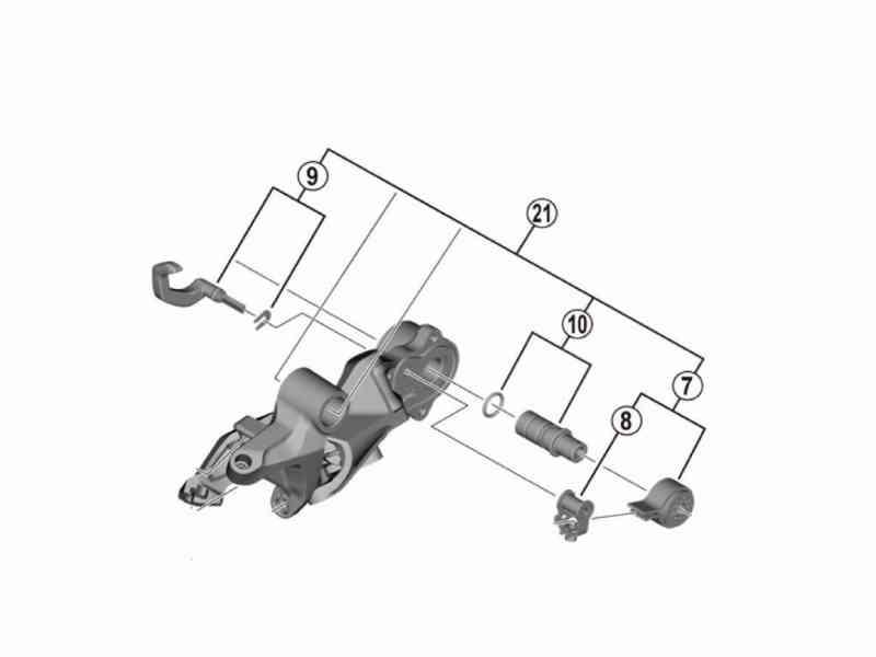 Shimano XT - Stabilisatorsæt til RD-M8120-SGS