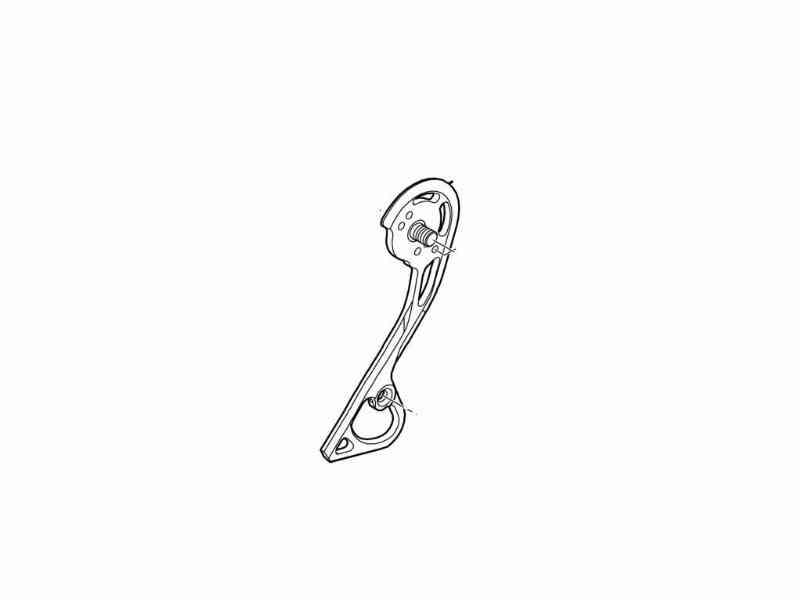 Shimano XT - Bagskifter Yderplade GS RD-M786