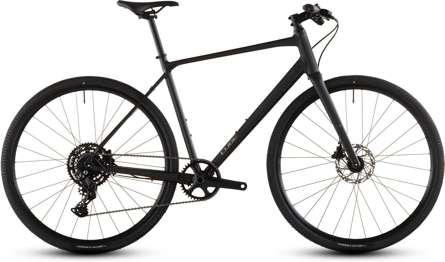 Cube Nulane Pro 2026 Grey'n'Chrome - Perfekt Crossover Cykel