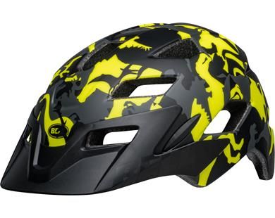 Bell Sidetrack Junior I Matte Black Camosaurus   Cykelhjelm   Junior (50 57 Cm) fra Bikers Best