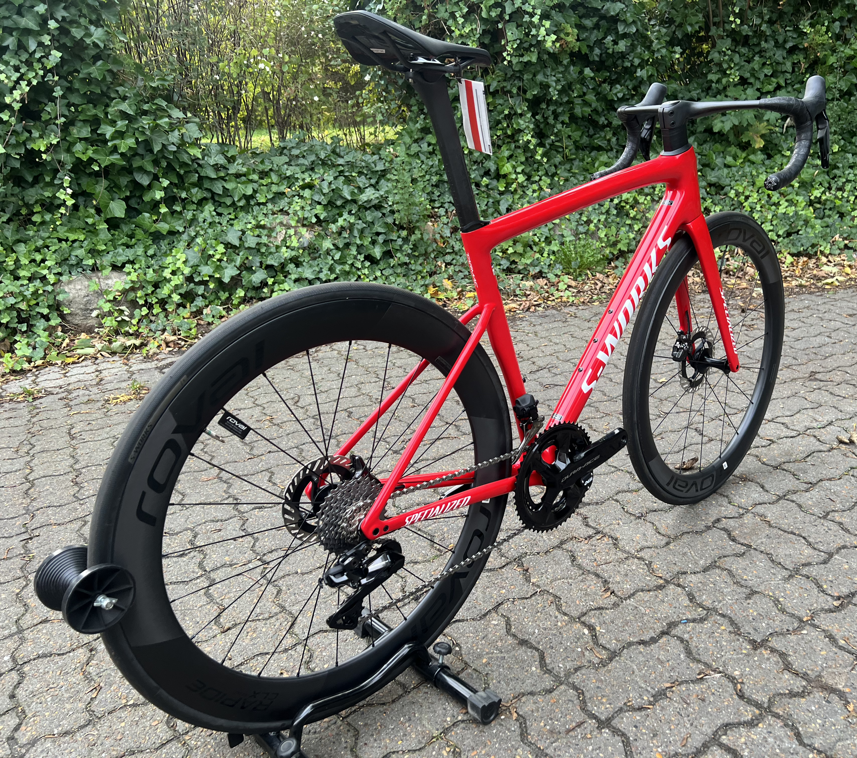 Specialized S Works Tarmac SL8 Di2 2025 - Rød Udstillingsmodel